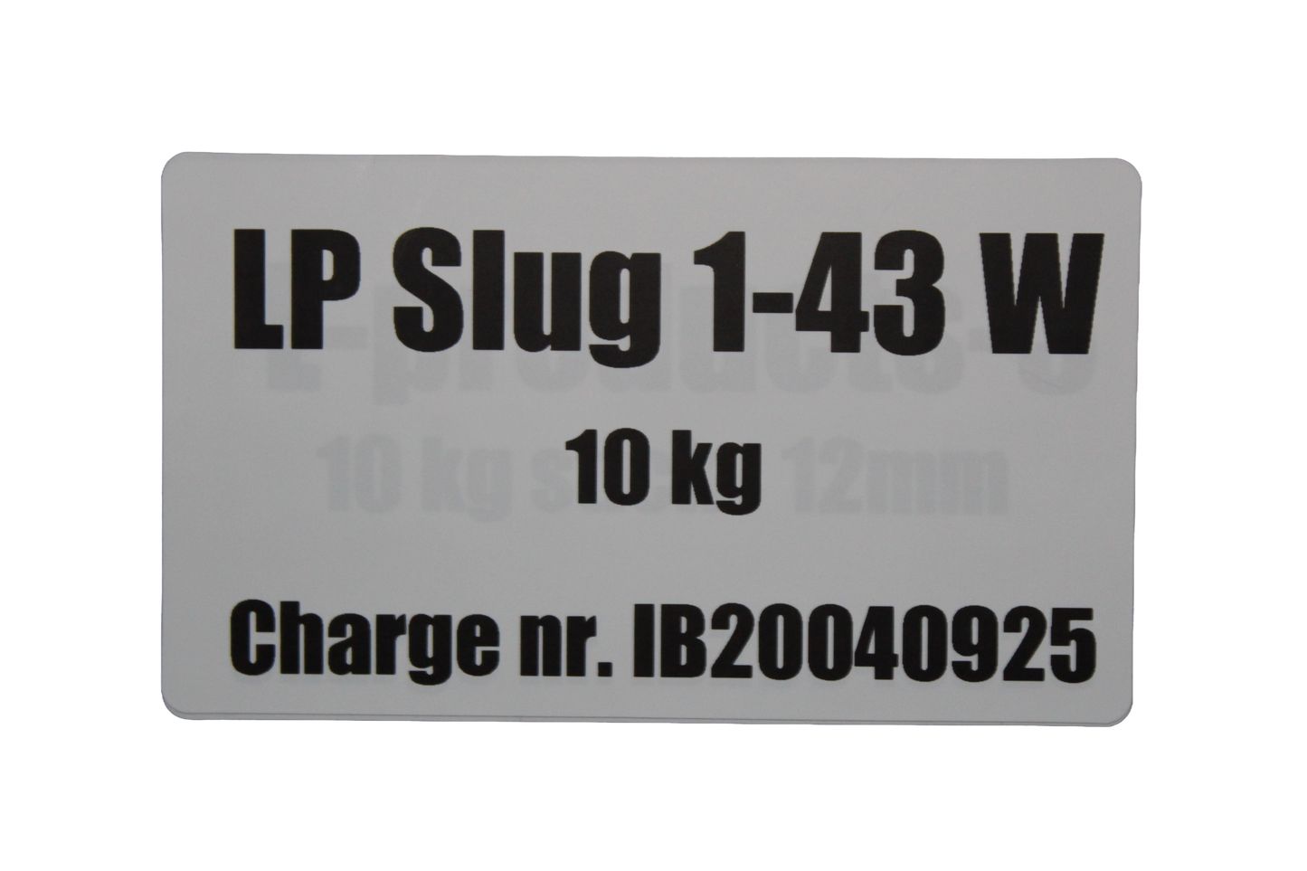 Lijm slugs transparant 10 KG