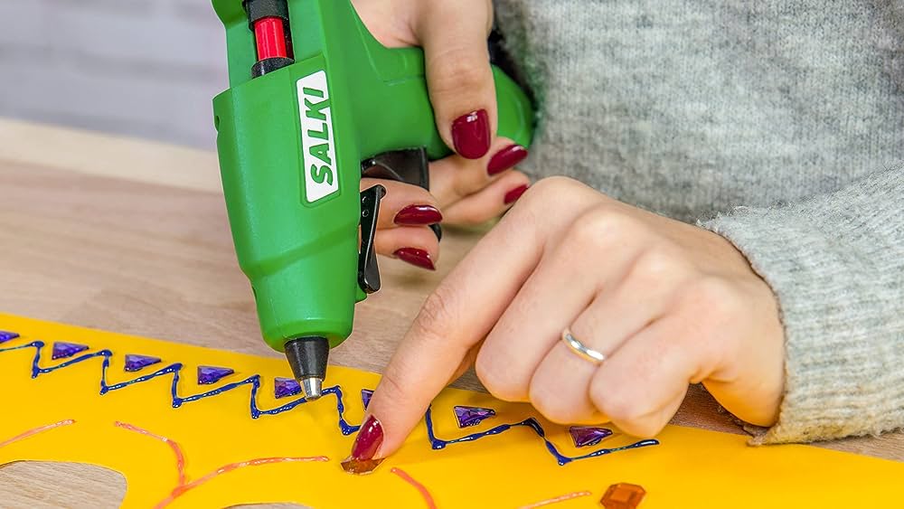 Lijmpistool Salki 150W – professioneel hotmelt pistool voor 12 mm lijmsticks