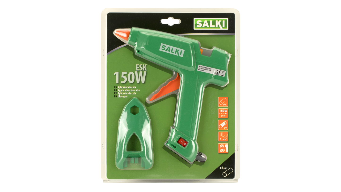 Lijmpistool Salki 150W – professioneel hotmelt pistool voor 12 mm lijmsticks
