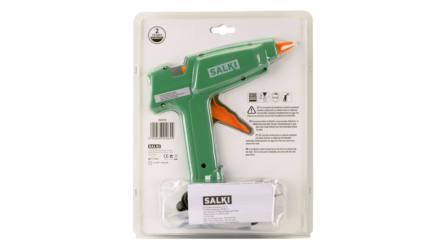 Lijmpistool Salki 150W – professioneel hotmelt pistool voor 12 mm lijmsticks